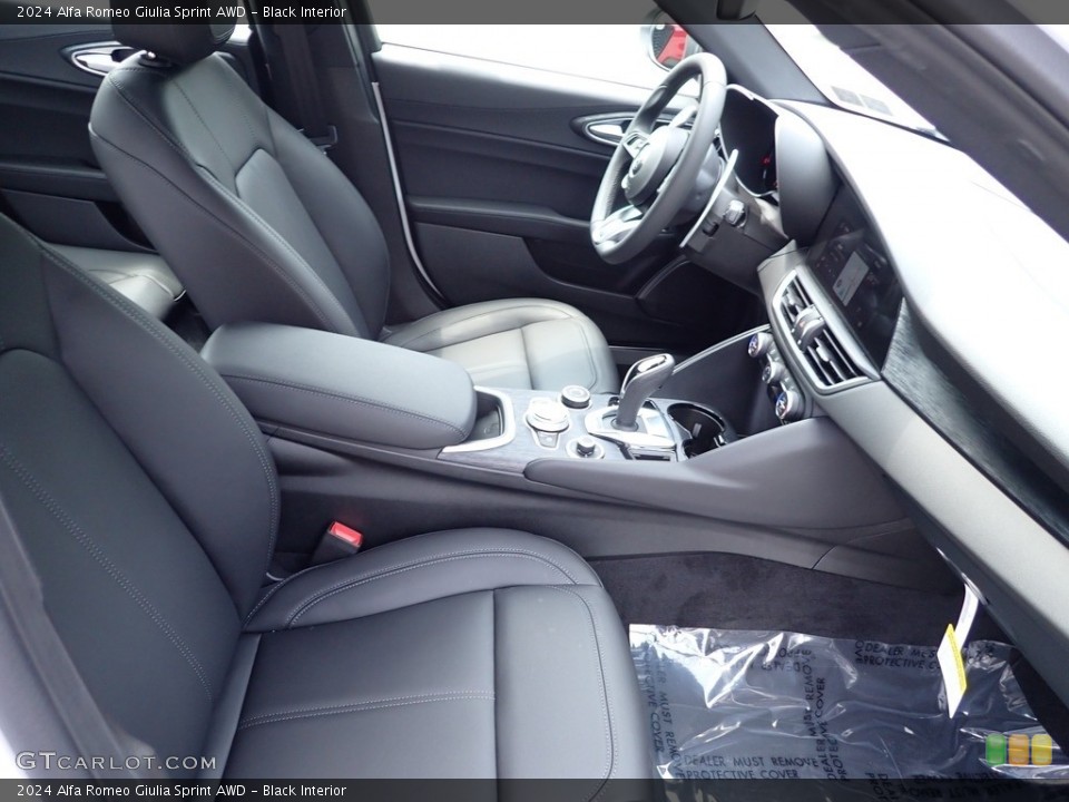 Black Interior Front Seat for the 2024 Alfa Romeo Giulia Sprint AWD #146369638