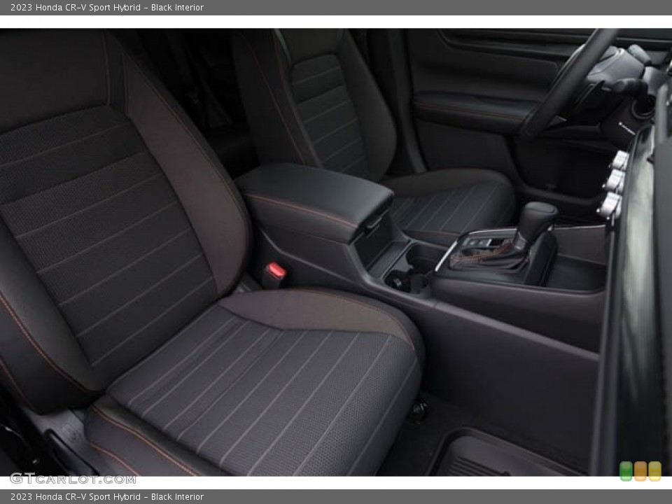 Black Interior Front Seat for the 2023 Honda CR-V Sport Hybrid #146370627