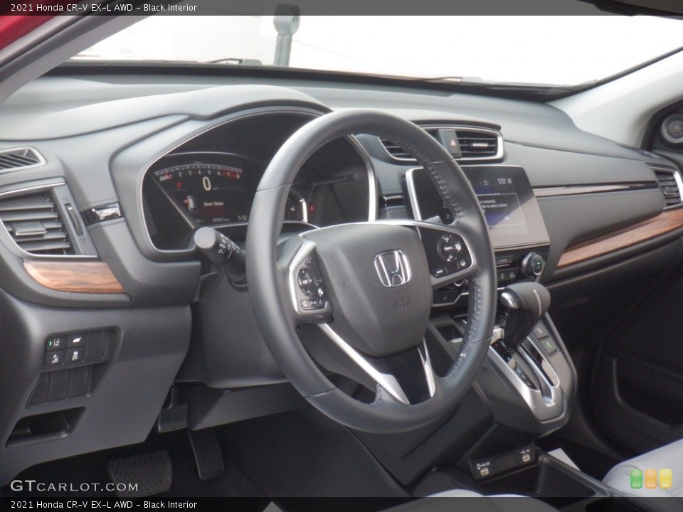 Black Interior Dashboard for the 2021 Honda CR-V EX-L AWD #146370655