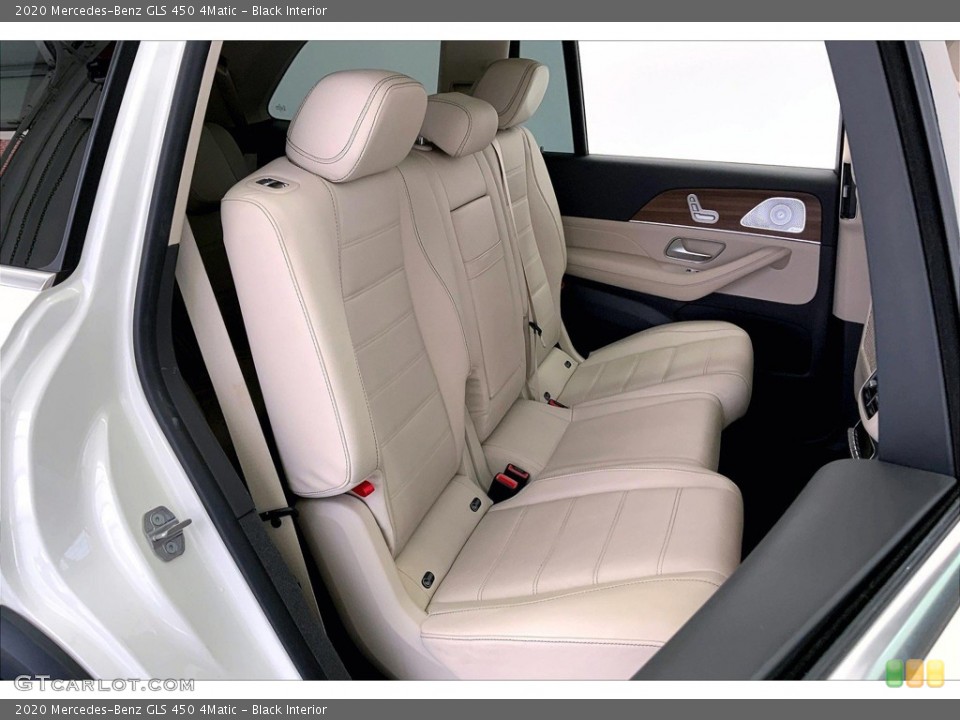 Black Interior Rear Seat for the 2020 Mercedes-Benz GLS 450 4Matic #146370880