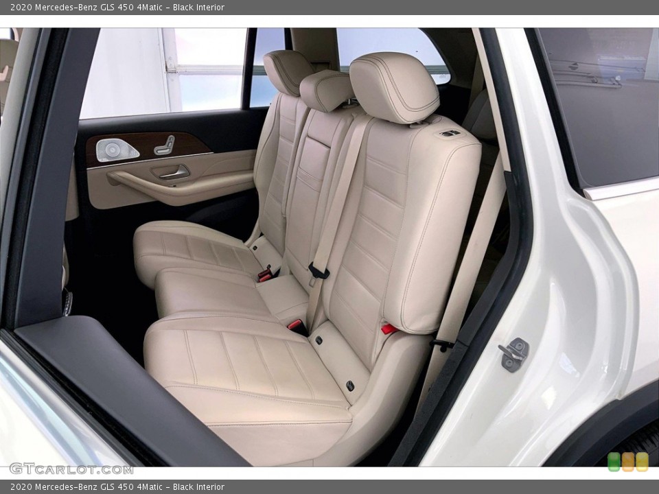 Black Interior Rear Seat for the 2020 Mercedes-Benz GLS 450 4Matic #146370889