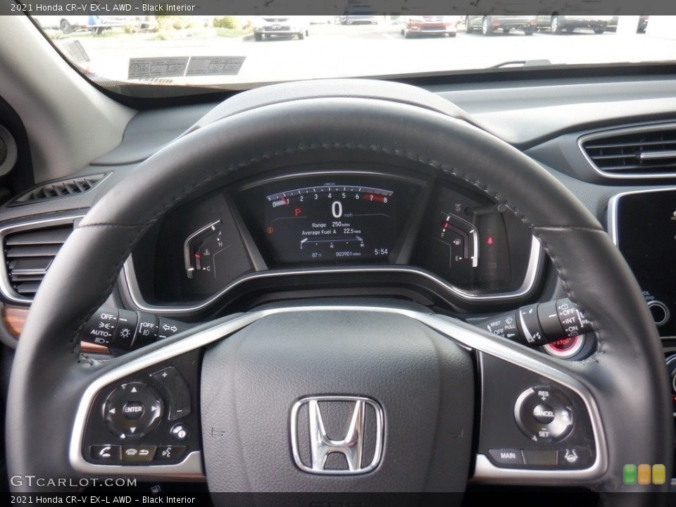 Black Interior Steering Wheel for the 2021 Honda CR-V EX-L AWD #146370910