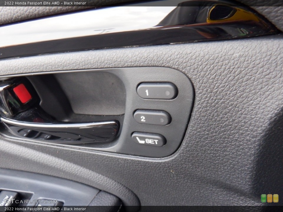 Black Interior Controls for the 2022 Honda Passport Elite AWD #146371040