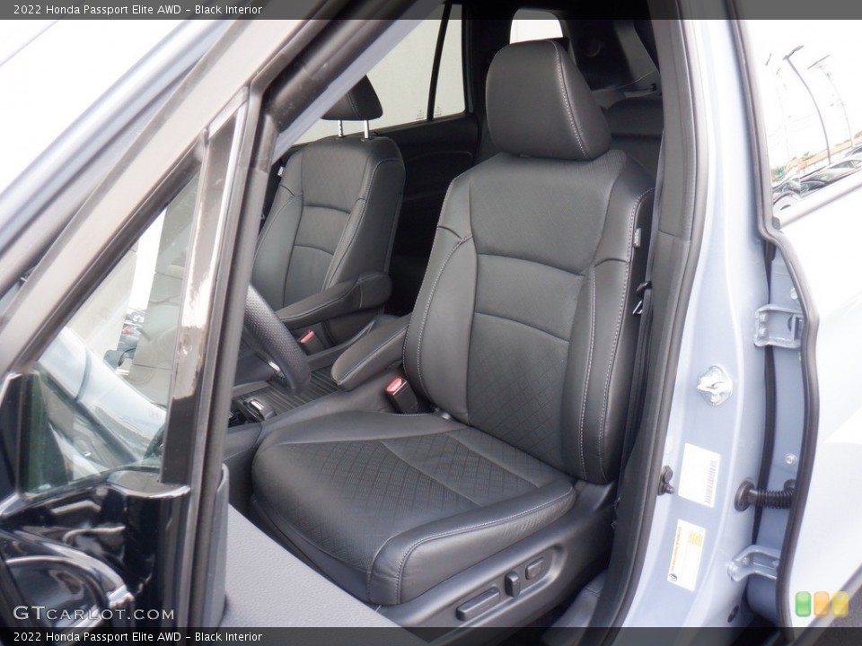 Black 2022 Honda Passport Interiors