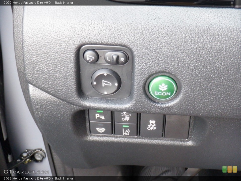 Black Interior Controls for the 2022 Honda Passport Elite AWD #146371066