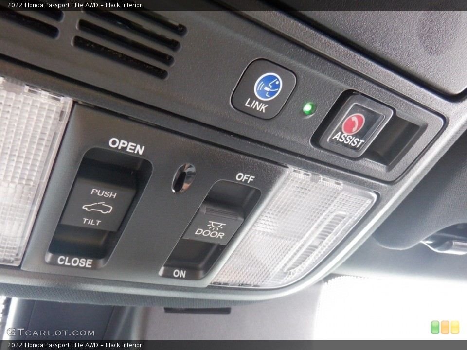 Black Interior Controls for the 2022 Honda Passport Elite AWD #146371078