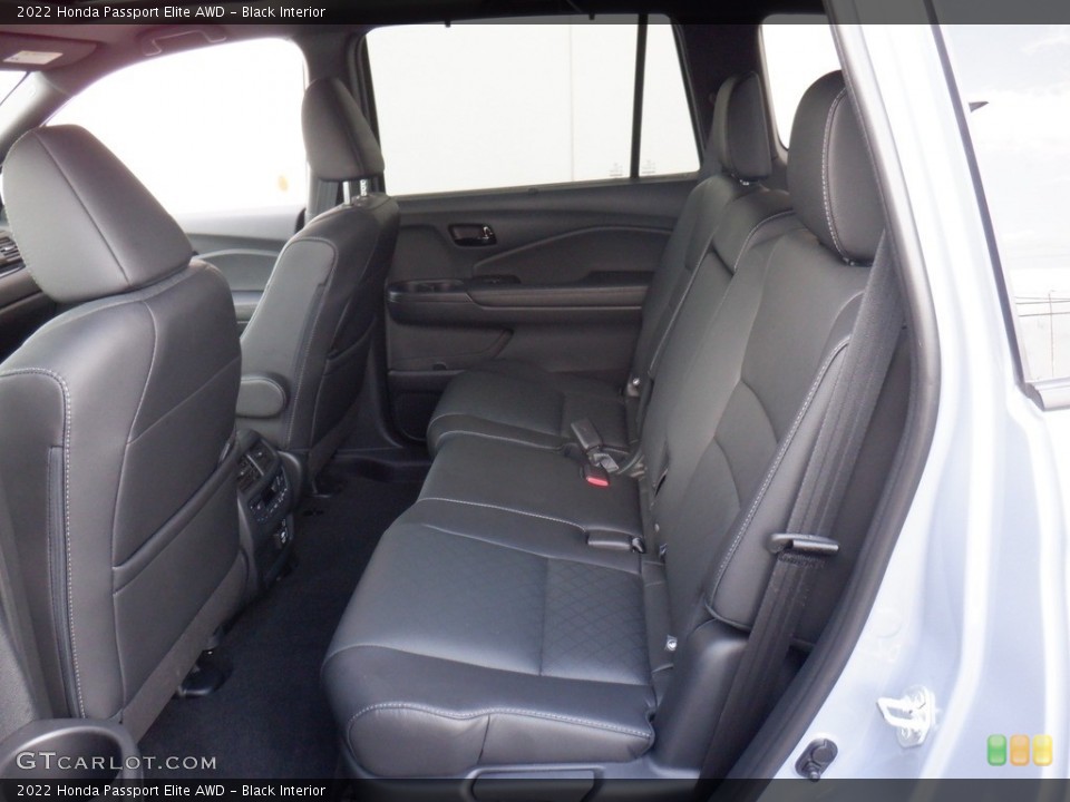 Black Interior Rear Seat for the 2022 Honda Passport Elite AWD #146371177