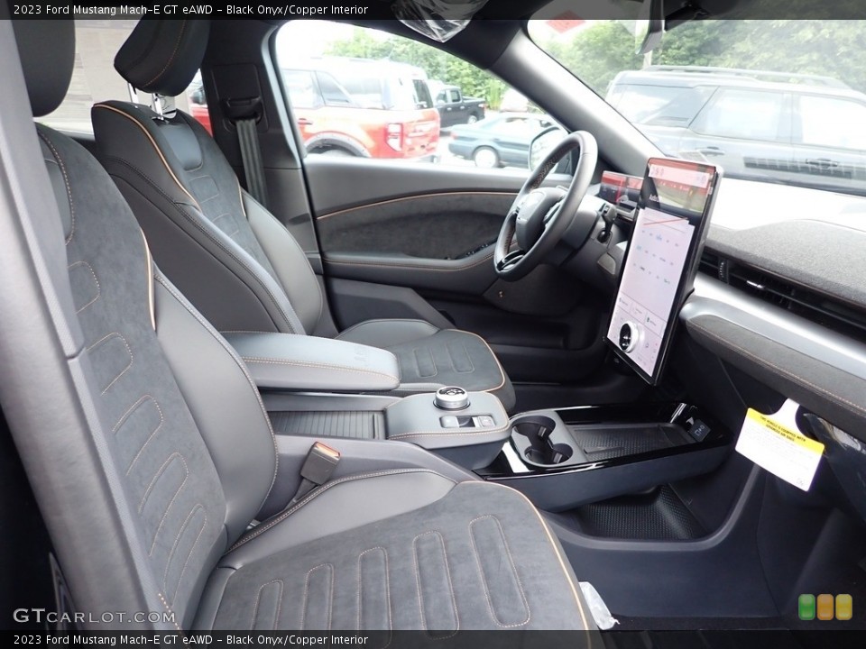 Black Onyx/Copper Interior Front Seat for the 2023 Ford Mustang Mach-E GT eAWD #146371802