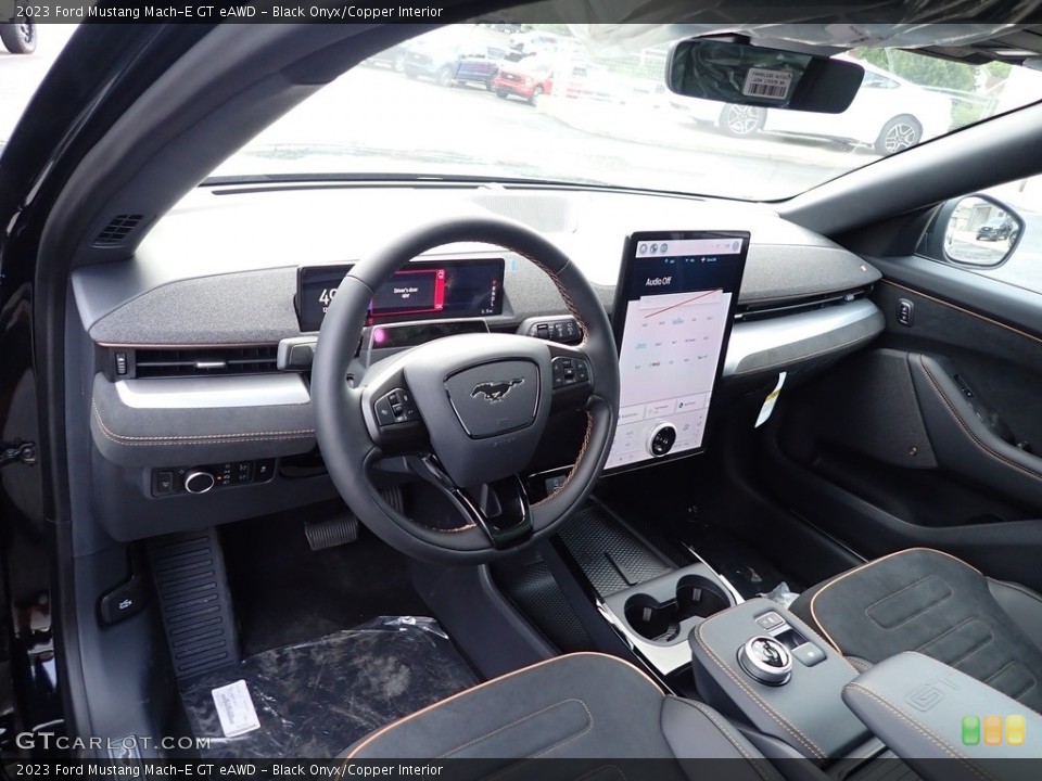 Black Onyx/Copper Interior Front Seat for the 2023 Ford Mustang Mach-E GT eAWD #146371844