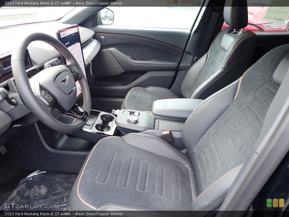 Black Onyx/Copper Interior Photo for the 2023 Ford Mustang Mach-E GT eAWD #146371865