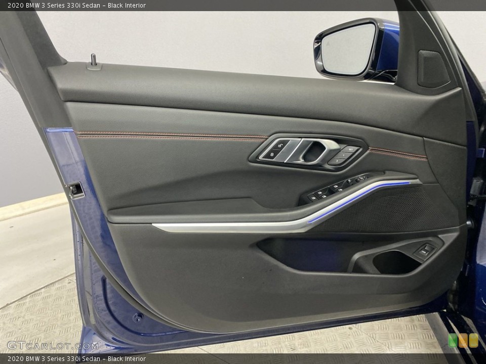 Black Interior Door Panel for the 2020 BMW 3 Series 330i Sedan #146371941