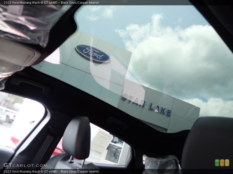 Black Onyx/Copper Interior Sunroof for the 2023 Ford Mustang Mach-E GT eAWD #146371957