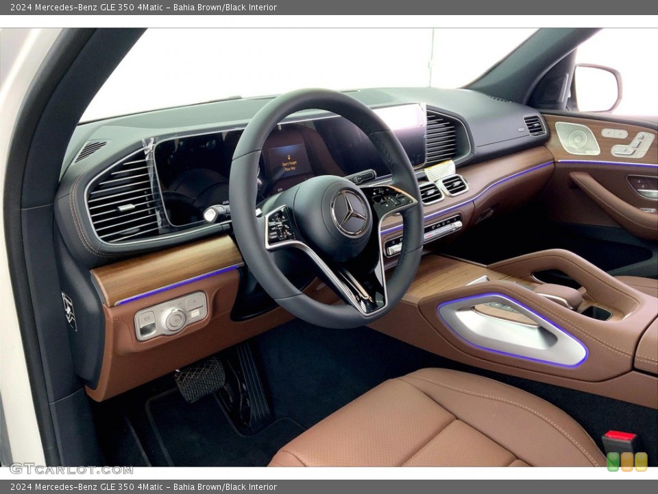 Bahia Brown/Black Interior Front Seat for the 2024 Mercedes-Benz GLE 350 4Matic #146372270