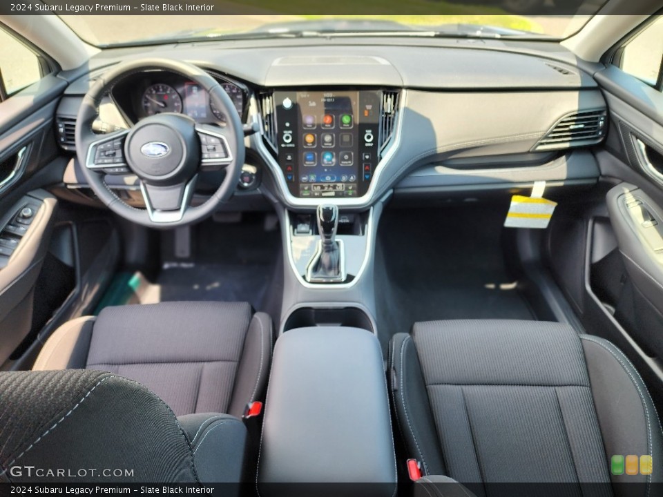 Slate Black Interior Front Seat for the 2024 Subaru Legacy Premium #146372603