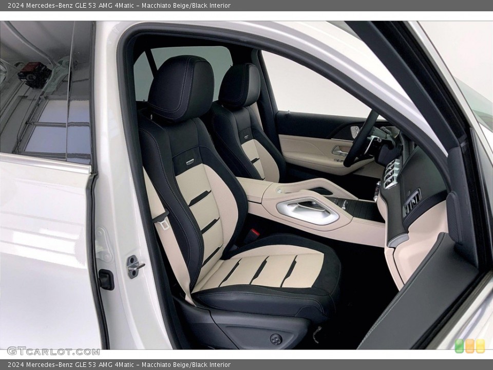 Macchiato Beige/Black Interior Front Seat for the 2024 Mercedes-Benz GLE 53 AMG 4Matic #146372639