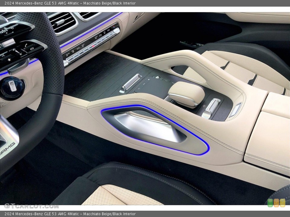 Macchiato Beige/Black Interior Transmission for the 2024 Mercedes-Benz GLE 53 AMG 4Matic #146372714