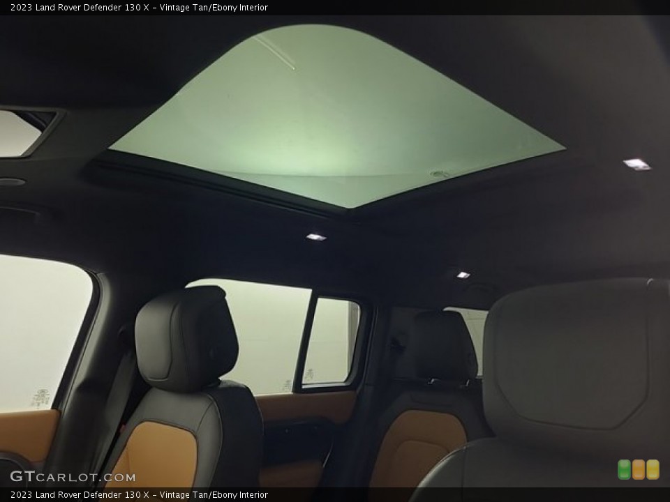 Vintage Tan/Ebony Interior Sunroof for the 2023 Land Rover Defender 130 X #146373173