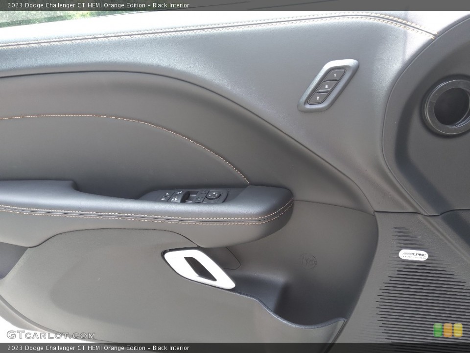Black Interior Door Panel for the 2023 Dodge Challenger GT HEMI Orange Edition #146373206