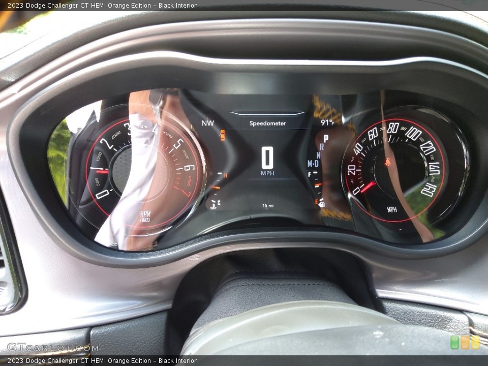 Black Interior Gauges for the 2023 Dodge Challenger GT HEMI Orange Edition #146373254