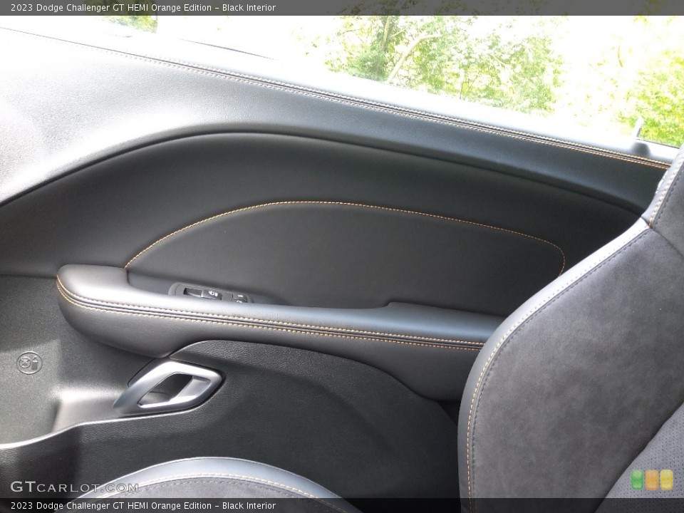 Black Interior Door Panel for the 2023 Dodge Challenger GT HEMI Orange Edition #146373326