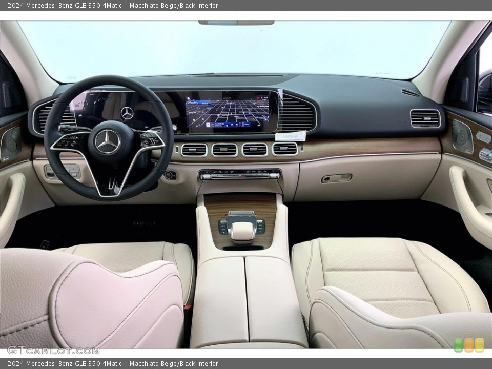 Macchiato Beige/Black Interior Dashboard for the 2024 Mercedes-Benz GLE 350 4Matic #146373347