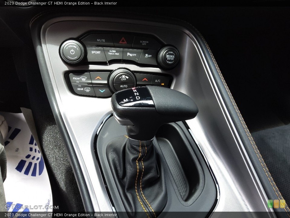 Black Interior Transmission for the 2023 Dodge Challenger GT HEMI Orange Edition #146373350