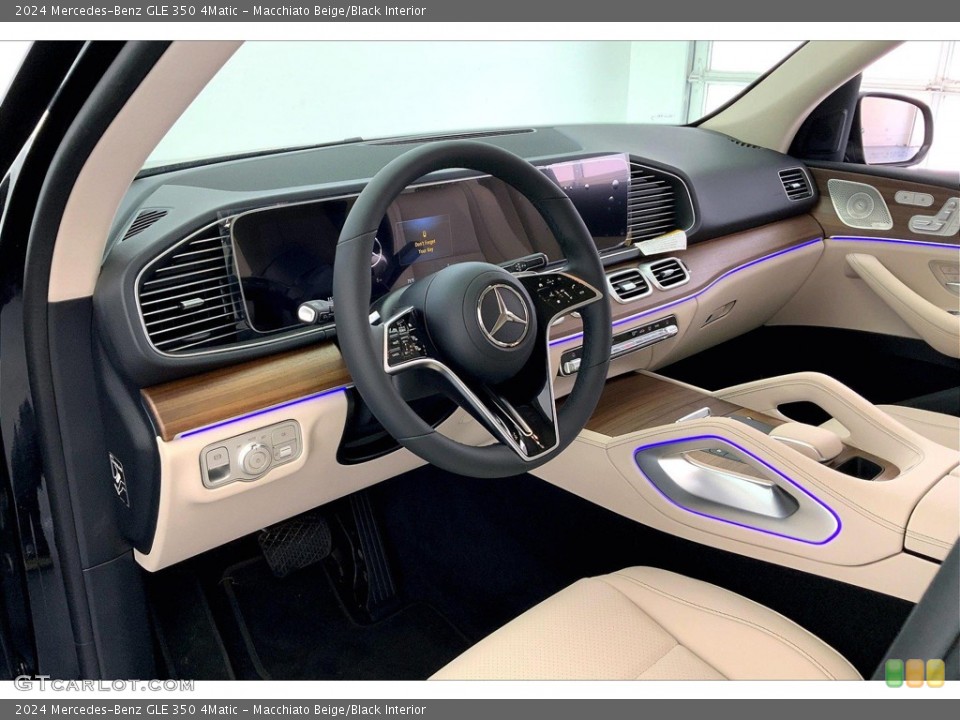 Macchiato Beige/Black Interior Dashboard for the 2024 Mercedes-Benz GLE 350 4Matic #146373617