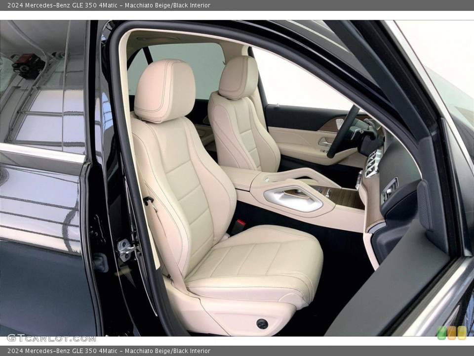 Macchiato Beige/Black Interior Front Seat for the 2024 Mercedes-Benz GLE 350 4Matic #146373635