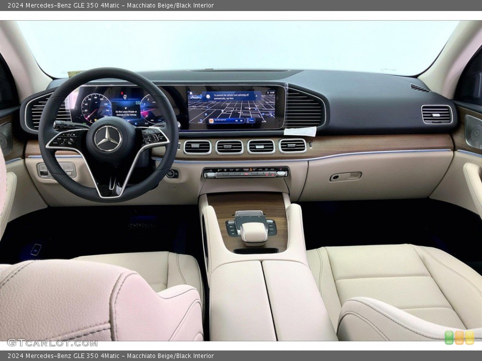 Macchiato Beige/Black Interior Dashboard for the 2024 Mercedes-Benz GLE 350 4Matic #146373671