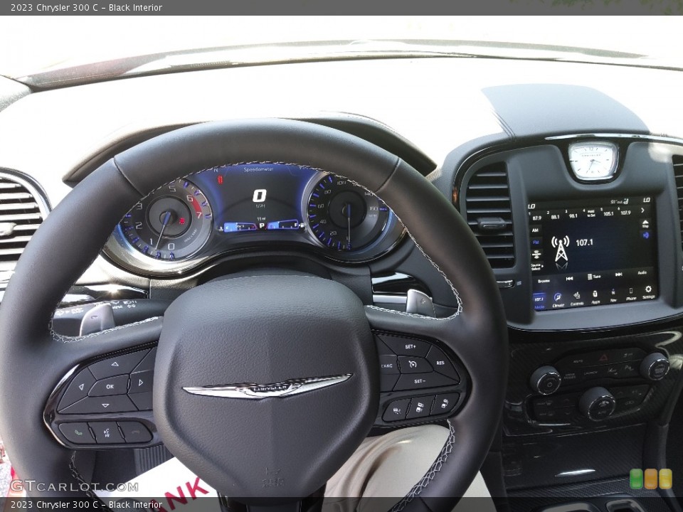 Black Interior Dashboard for the 2023 Chrysler 300 C #146373797