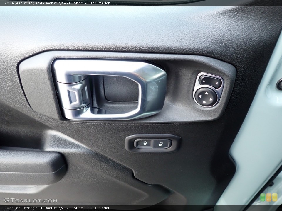 Black Interior Door Panel for the 2024 Jeep Wrangler 4-Door Willys 4xe Hybrid #146374208