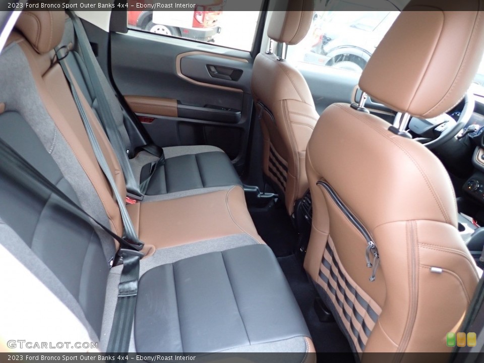 Ebony/Roast Interior Rear Seat for the 2023 Ford Bronco Sport Outer Banks 4x4 #146374424