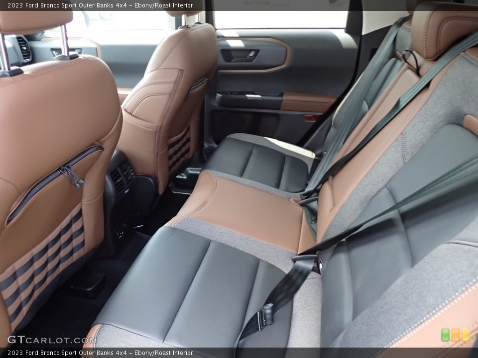 Ebony/Roast Interior Rear Seat for the 2023 Ford Bronco Sport Outer Banks 4x4 #146374436