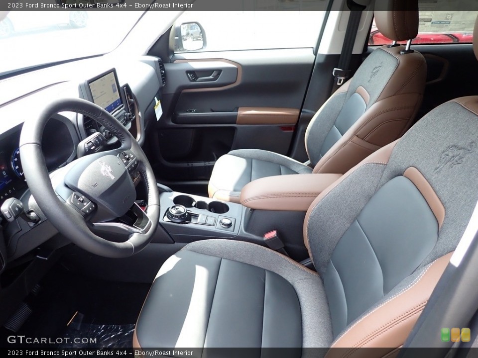 Ebony/Roast 2023 Ford Bronco Sport Interiors