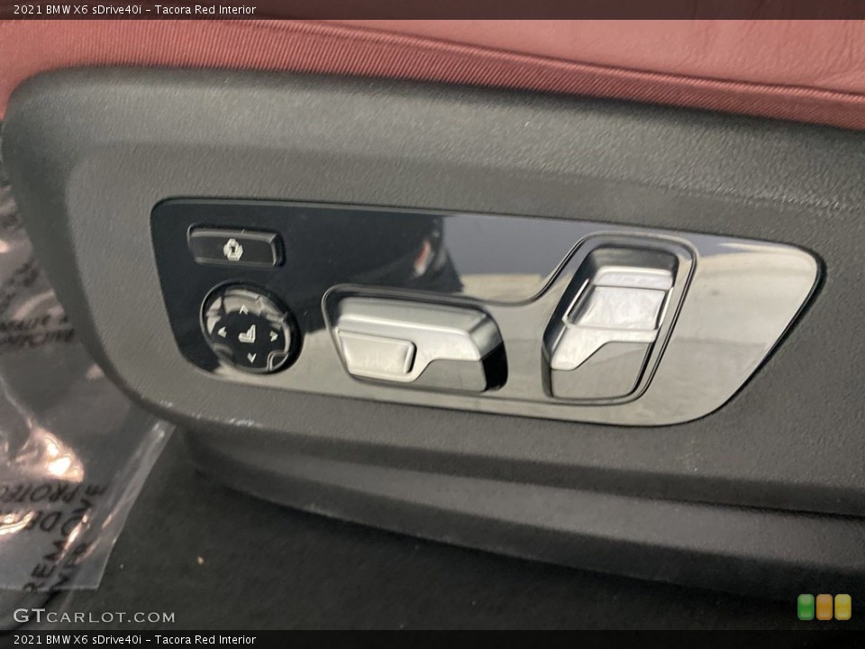 Tacora Red Interior Front Seat for the 2021 BMW X6 sDrive40i #146375108