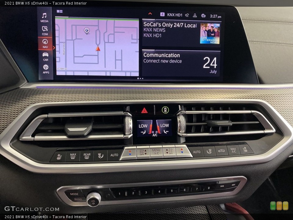 Tacora Red Interior Controls for the 2021 BMW X6 sDrive40i #146375255