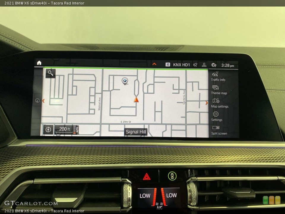 Tacora Red Interior Navigation for the 2021 BMW X6 sDrive40i #146375303