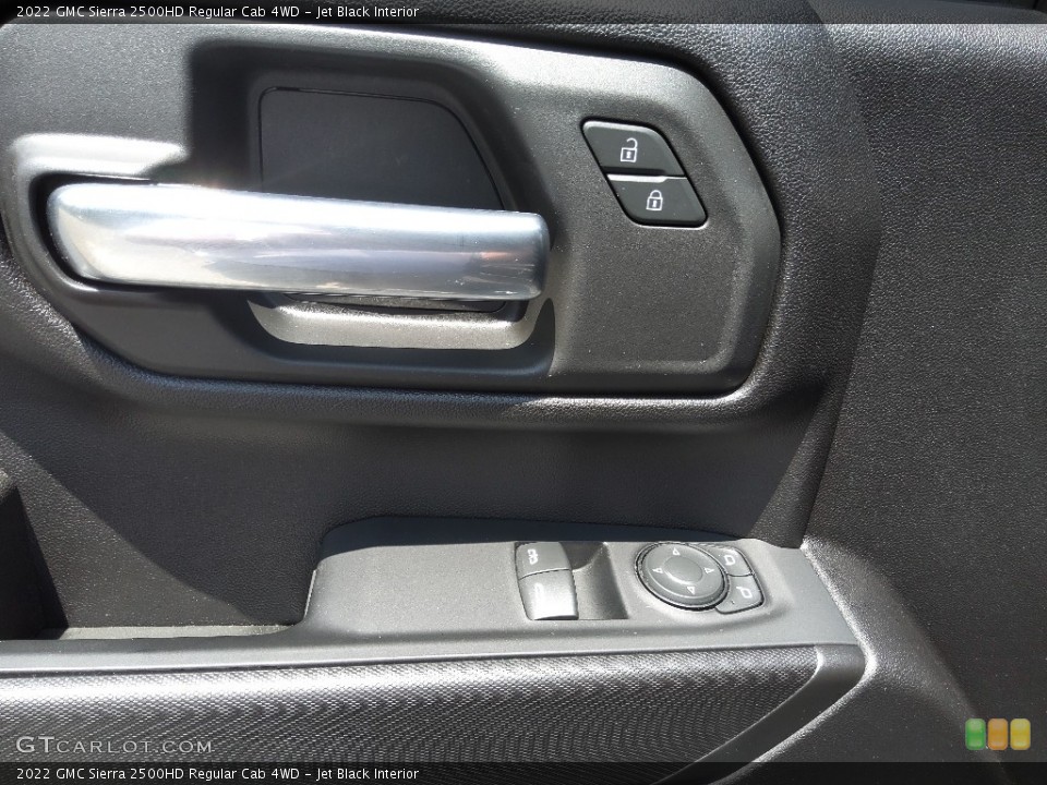 Jet Black Interior Door Panel for the 2022 GMC Sierra 2500HD Regular Cab 4WD #146375318