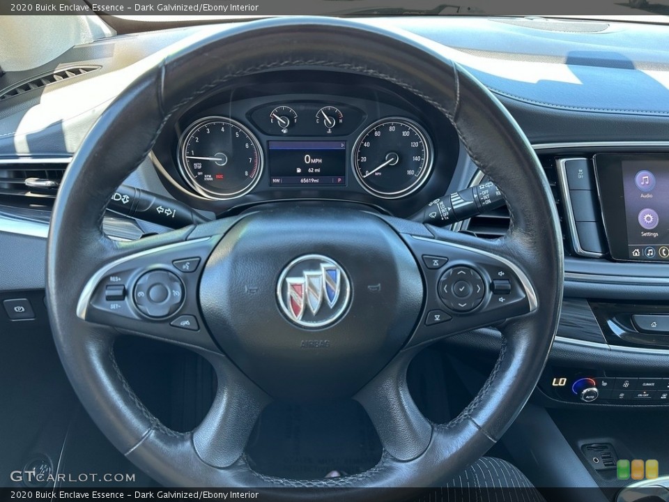 Dark Galvinized/Ebony Interior Steering Wheel for the 2020 Buick Enclave Essence #146375471