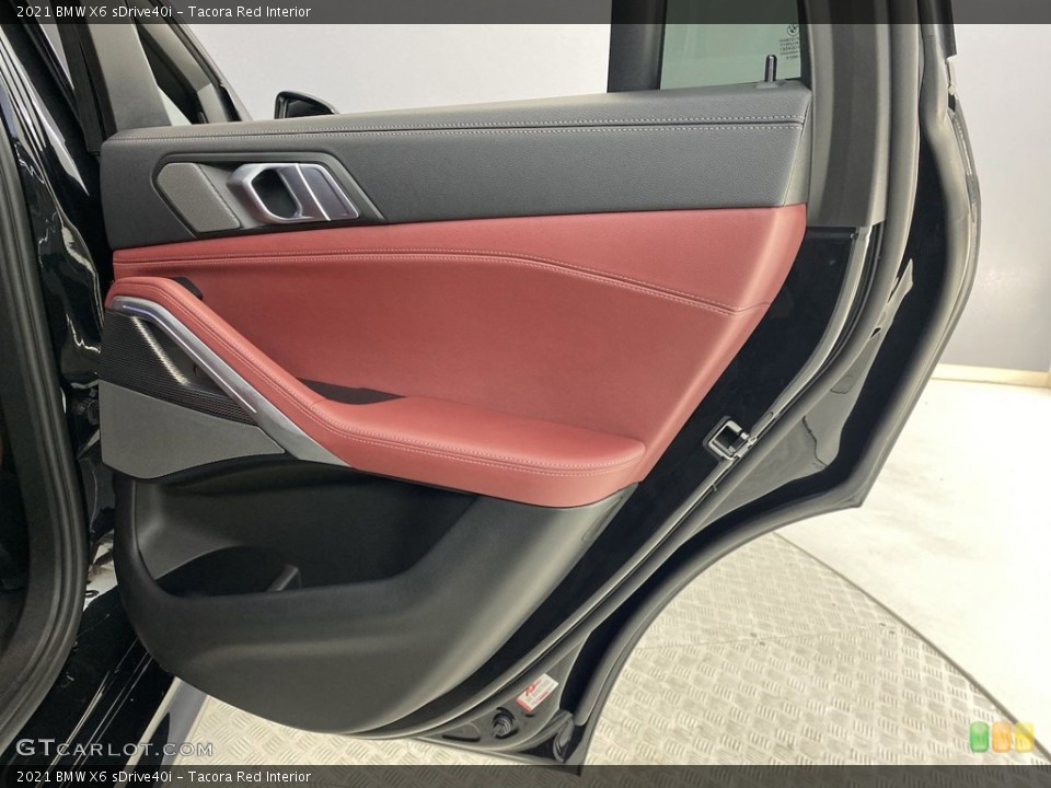 Tacora Red Interior Door Panel for the 2021 BMW X6 sDrive40i #146375501