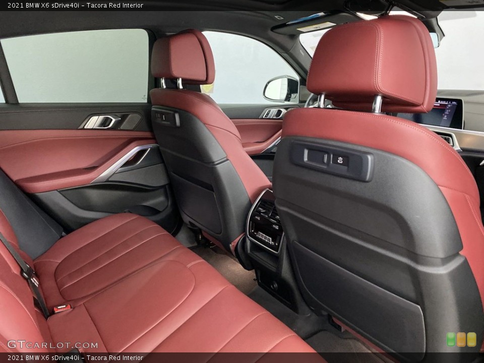 Tacora Red Interior Rear Seat for the 2021 BMW X6 sDrive40i #146375522