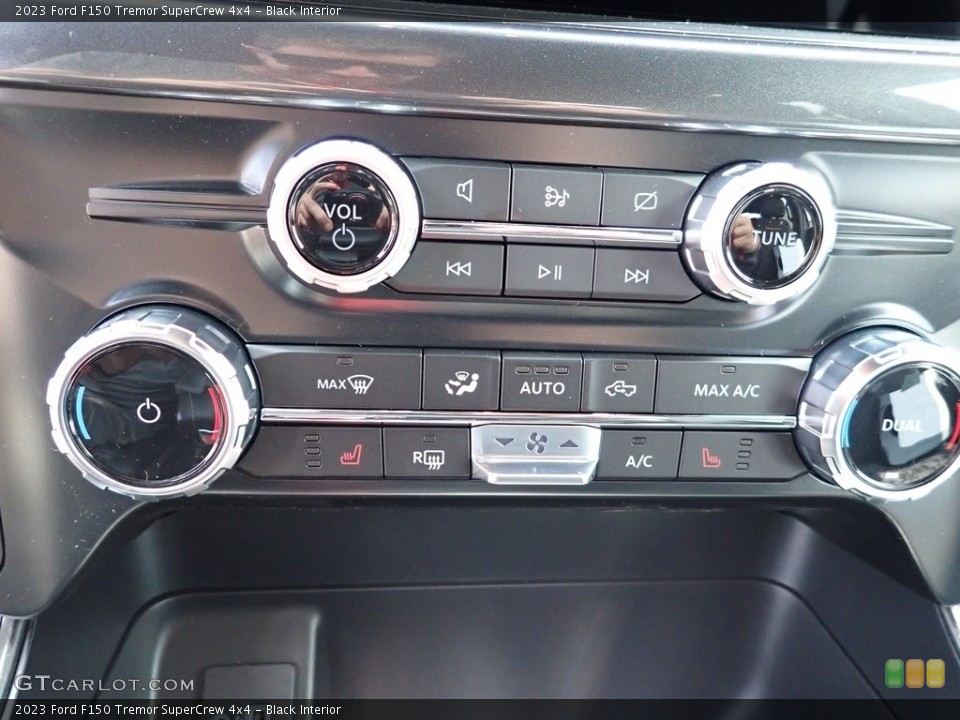 Black Interior Controls for the 2023 Ford F150 Tremor SuperCrew 4x4 #146375894