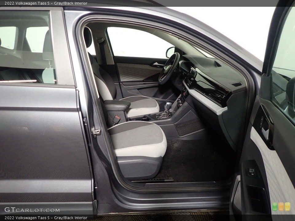 Gray/Black Interior Front Seat for the 2022 Volkswagen Taos S #146376245