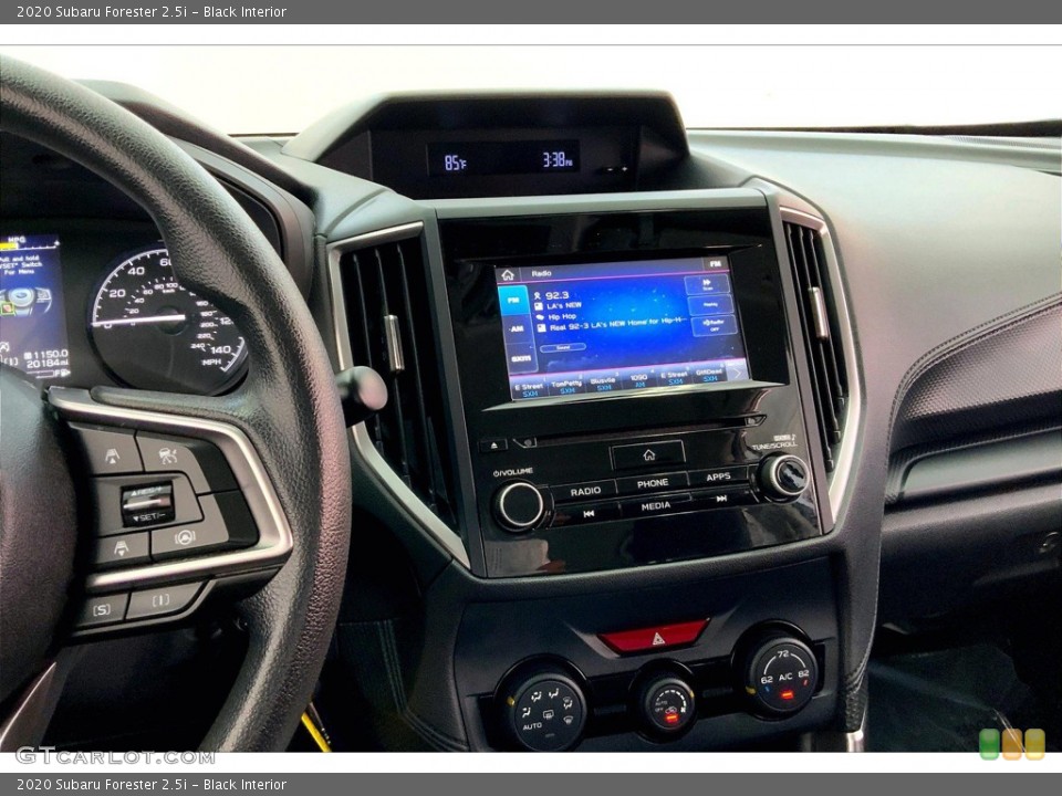 Black Interior Controls for the 2020 Subaru Forester 2.5i #146376699
