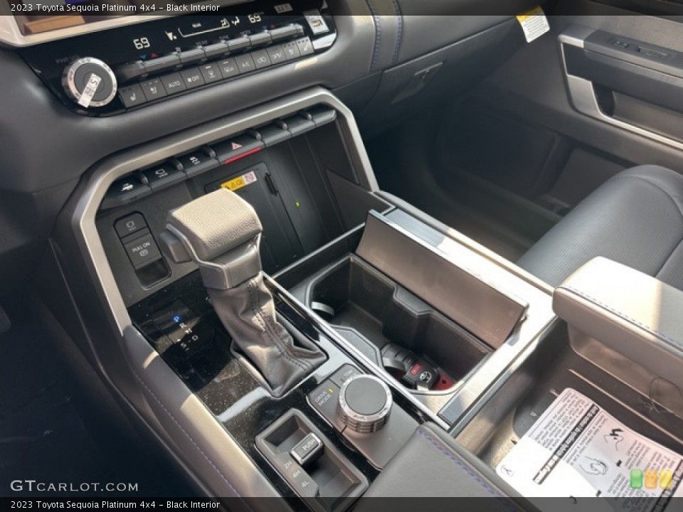 Black Interior Transmission for the 2023 Toyota Sequoia Platinum 4x4 #146376967