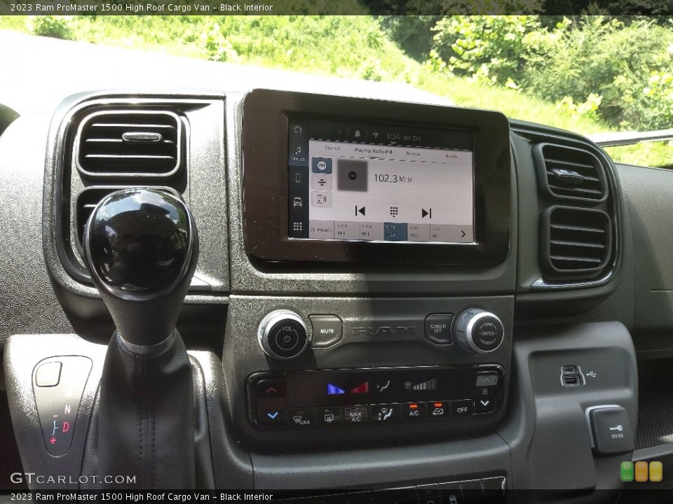 Black Interior Controls for the 2023 Ram ProMaster 1500 High Roof Cargo Van #146377115