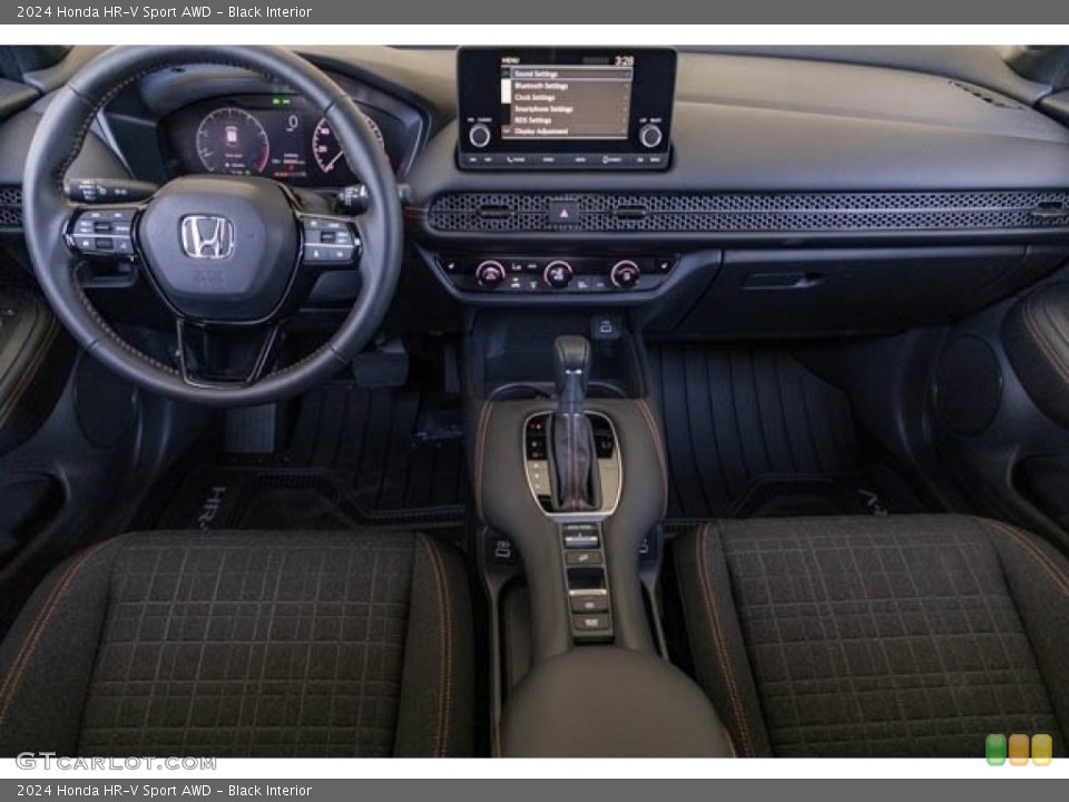 Black Interior Dashboard for the 2024 Honda HR-V Sport AWD #146377281