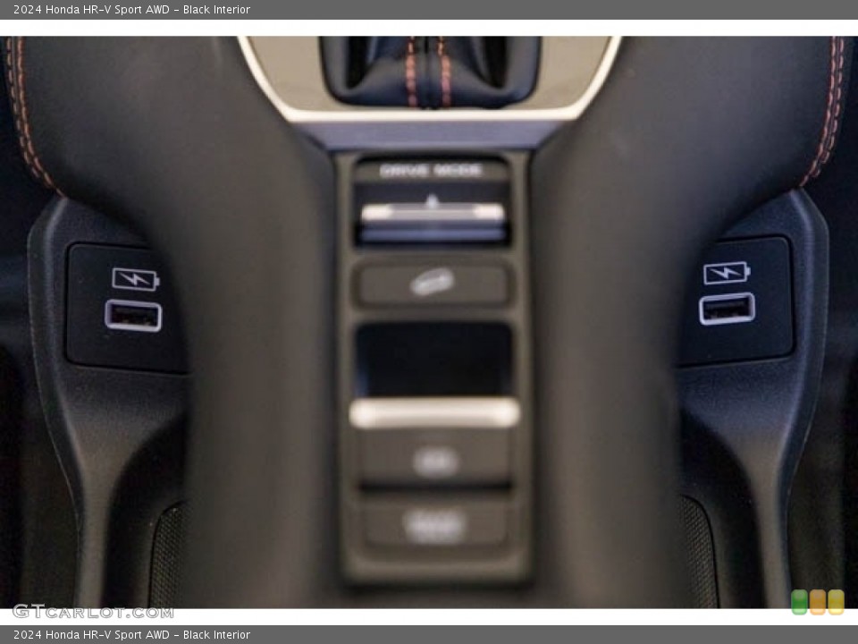Black Interior Controls for the 2024 Honda HR-V Sport AWD #146377420