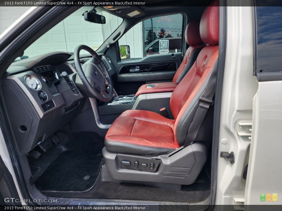 FX Sport Appearance Black/Red Interior Photo for the 2013 Ford F150 Limited SuperCrew 4x4 #146377541