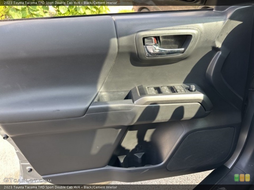 Black/Cement Interior Door Panel for the 2023 Toyota Tacoma TRD Sport Double Cab 4x4 #146377663